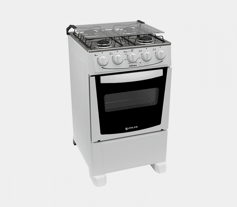 Fogão Atlas 4 Bocas Mônaco Automático